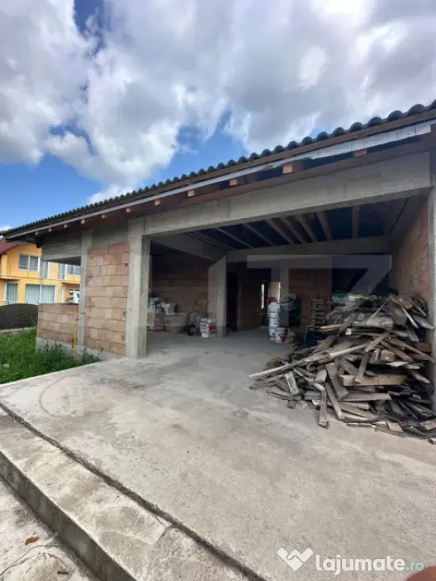 Casă individuală pe un nivel | 3 dormitoare | Stadiu de ro