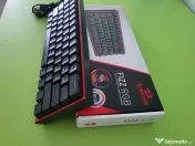 Tastatura mecanica gaming Redragon Fizz Pro K616 TKL RGB, negru, red switches, 5.0 bluetooth/2.4 Ghz/wired, USB type-C