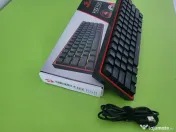 Tastatura mecanica gaming Redragon Fizz Pro K616 TKL RGB, negru, red switches, 5.0 bluetooth/2.4 Ghz/wired, USB type-C
