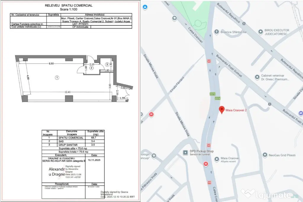Spatiu Comercial de inchiriat | Pitesti, Central | Birouri |