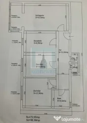 Apartament 3 camere 2 bai, 2 balcoane - zona Calea Bucure...