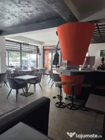 Afacere la cheie cafenea 80 mp, terasa 60 mp, zona Bals