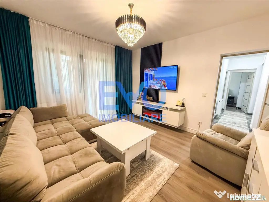 Apartament cu 2 camere, etajul 1, decomandat, geam la baie, - Rediu (Iasi)