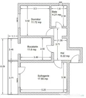 Apartament 2 camere decomandat | Renovat complet | Bd. Bucur