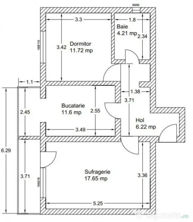 Apartament 2 camere decomandat | Renovat complet | Bd. Bucur