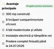Spațiu de birouri modern, 300 mp, compartimentare eficient? 