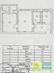Tomis 3, de vanzare 2 camere, mobilat, etaj 2, vanzari Constanta 