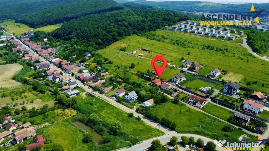 Casa rafinata,incantare peisagistica,garaj,securizare,Corunc