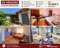 Casă individuală de vânzare în Braniștea - Teren 464...