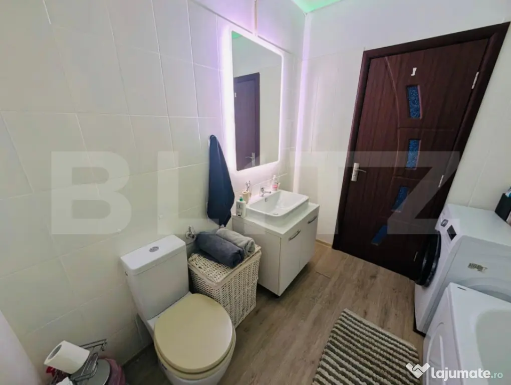 Apartament pe două niveluri, 3 camere, pet-friendly