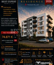 2 Camere Ideal Investitie -Bonus Parcare descoperita -Credit