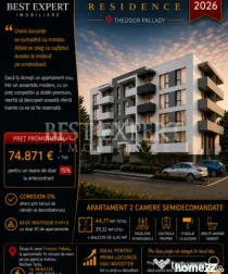 2 Camere Ideal Investitie -Bonus Parcare descoperita -Credit