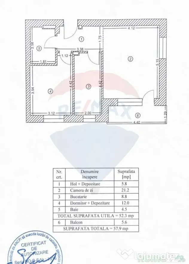 Apartament cu grădină proprie de 76 mp și vedere direc...