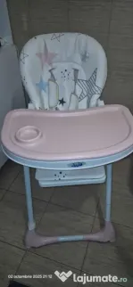 Scaun de masa pentru bebelusi si copii pliabil Juju Eat & Joy
