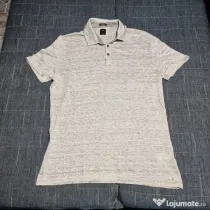 Tricou polo HUGO BOSS Tailored XXL gri melanj bărbați original