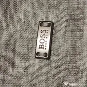 Tricou polo HUGO BOSS Tailored XXL gri melanj bărbați original