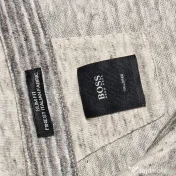Tricou polo HUGO BOSS Tailored XXL gri melanj bărbați original