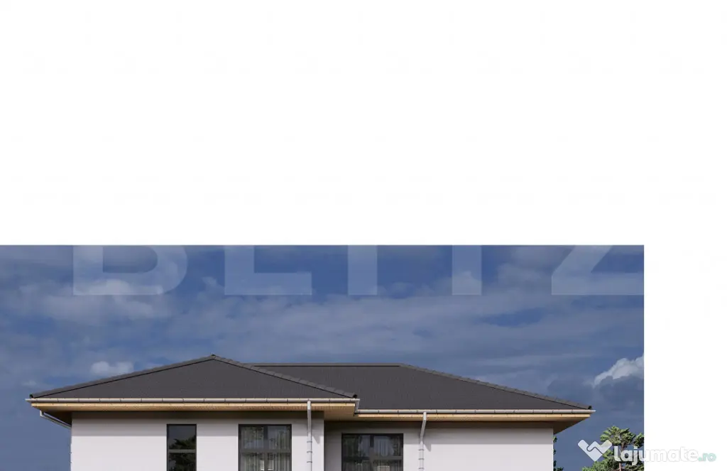 Casă tip duplex, 120 mp utili, finisată la cheie, teren 28