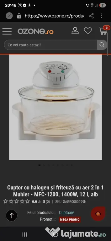 Cuptor electric Optimum Plus