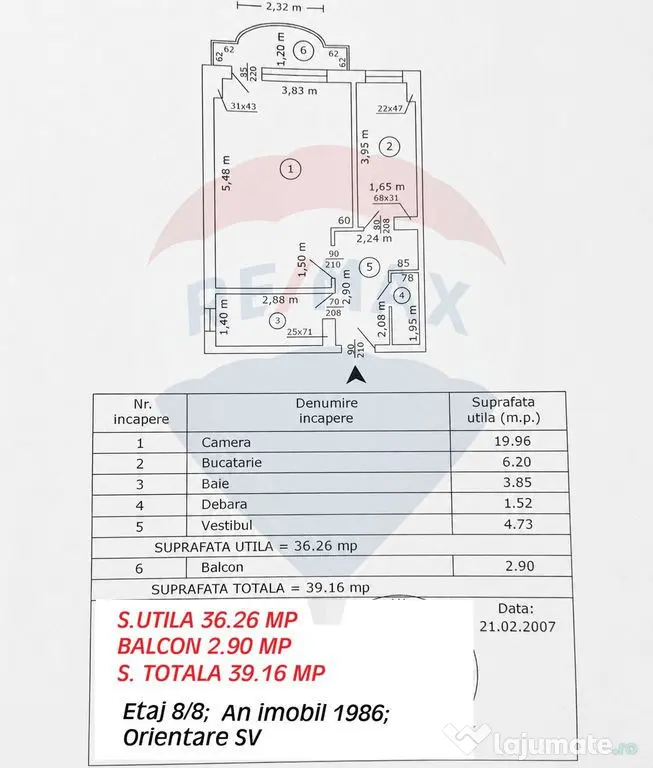 Garsoniera de vanzare decomandata | Metrou Piata Sudului ...