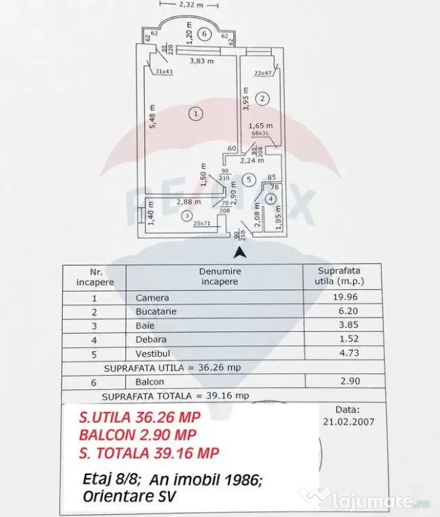 Garsoniera de vanzare decomandata | Metrou Piata Sudului ...