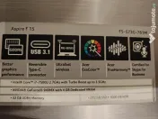 Laptop acer aspire F15 