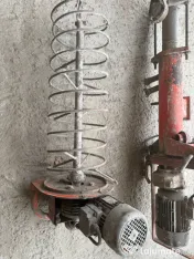 Mașină profesională de tencuit și pompat mortar Mixer Mustang+ malaxor+ furtune