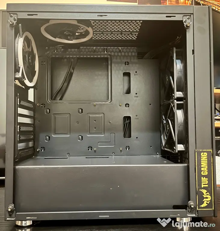Carcasă Redragon SteelJaw GC-608 – Sticlă Securizată + 4 Fan-uri cu Telecomandă