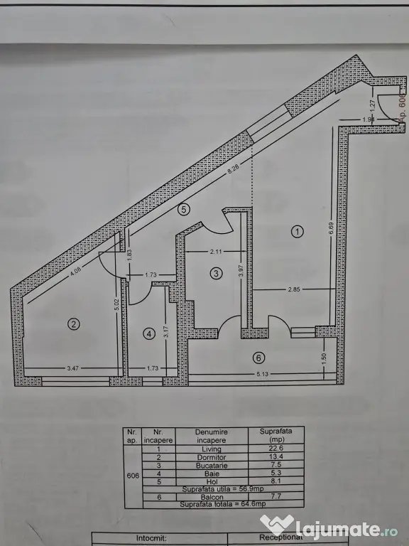 Apartament 2 camere – complet mobilat + parcare / boxa, Popești-Leordeni Biruinței
