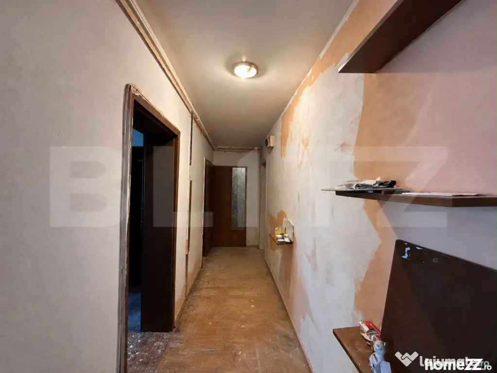 Apartament 3 camere, 62 mp, gradina si balcon,zona Cetate-Ka
