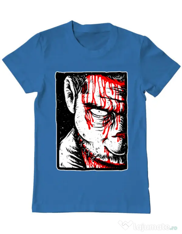 Tricou ADLER barbat Zomblood Albastru azuriu