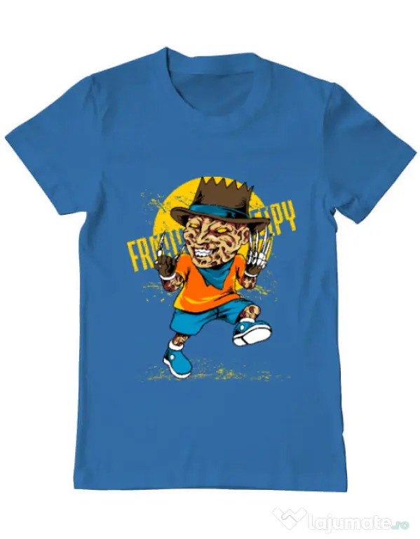 Tricou ADLER barbat The nightmare Albastru azuriu
