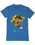 Tricou ADLER barbat The nightmare Albastru azuriu