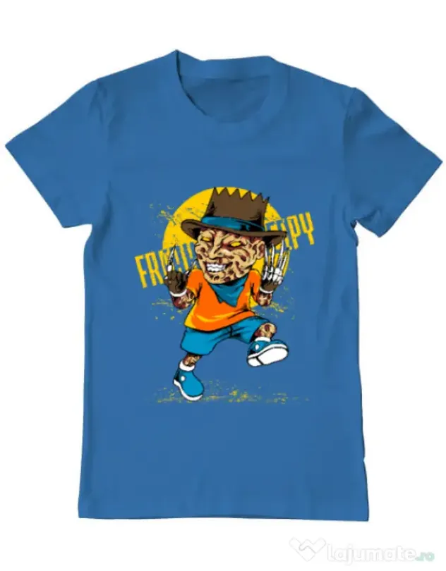 Tricou ADLER barbat The nightmare Albastru azuriu