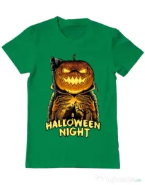 Tricou ADLER barbat Jack o lantern Verde mediu