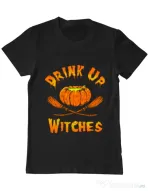 Tricou ADLER barbat Drink up witches Negru