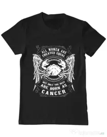 Tricou ADLER barbat The best women are born as Cancer Negru