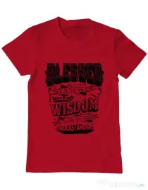 Tricou ADLER barbat Blessed Rosu