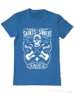Tricou ADLER barbat Death proof II Albastru azuriu