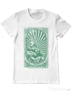Tricou ADLER barbat Frog king Alb