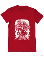 Tricou ADLER barbat Ghost rider Rosu