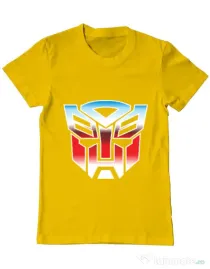 Tricou ADLER barbat Transformers Galben