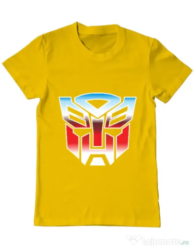Tricou ADLER barbat Transformers Galben