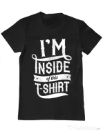 Tricou ADLER barbat Inside my tshirt Negru