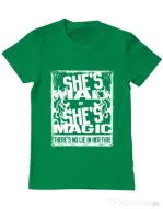Tricou ADLER barbat Mad but magic Verde mediu