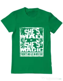 Tricou ADLER barbat Mad but magic Verde mediu