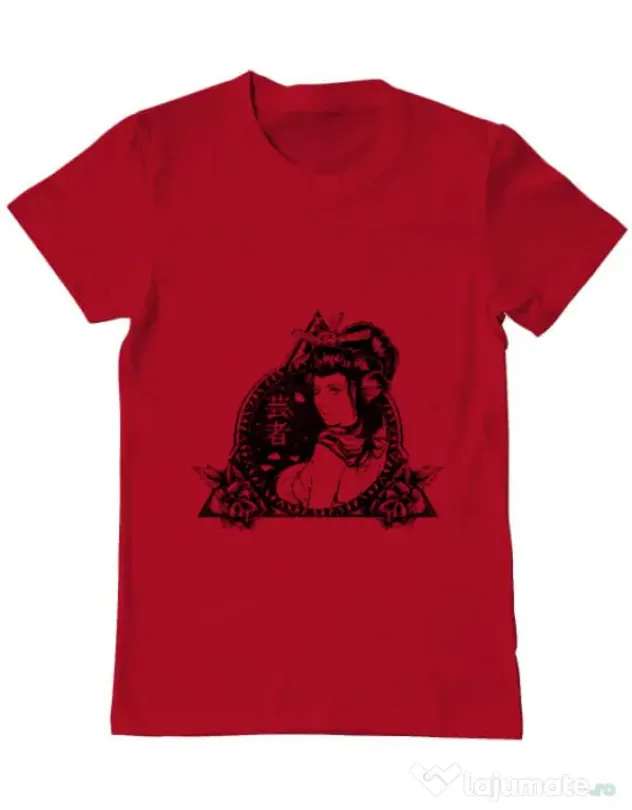 Tricou ADLER barbat Oriental vibes Rosu