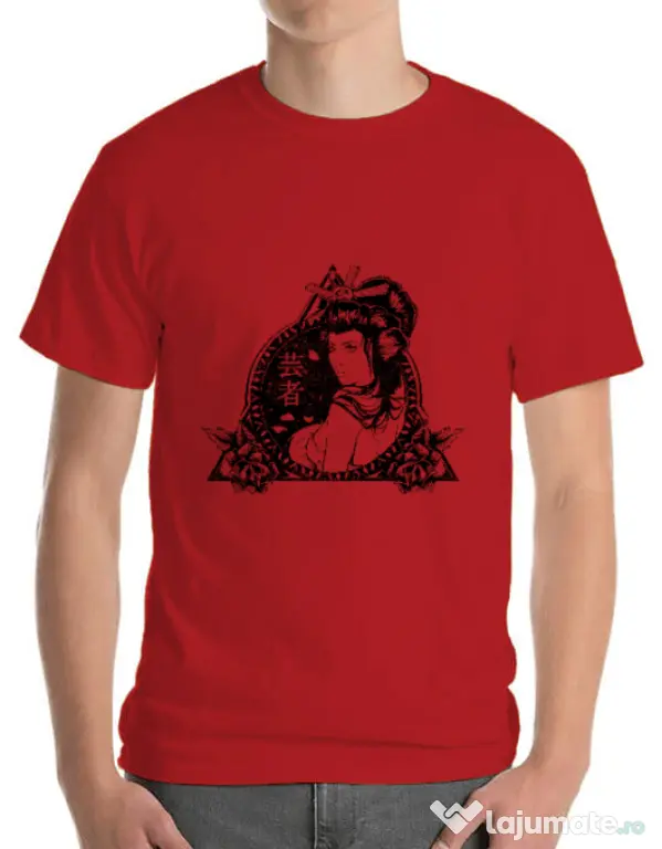 Tricou ADLER barbat Oriental vibes Rosu