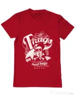 Tricou ADLER barbat Thugs need hugs Rosu