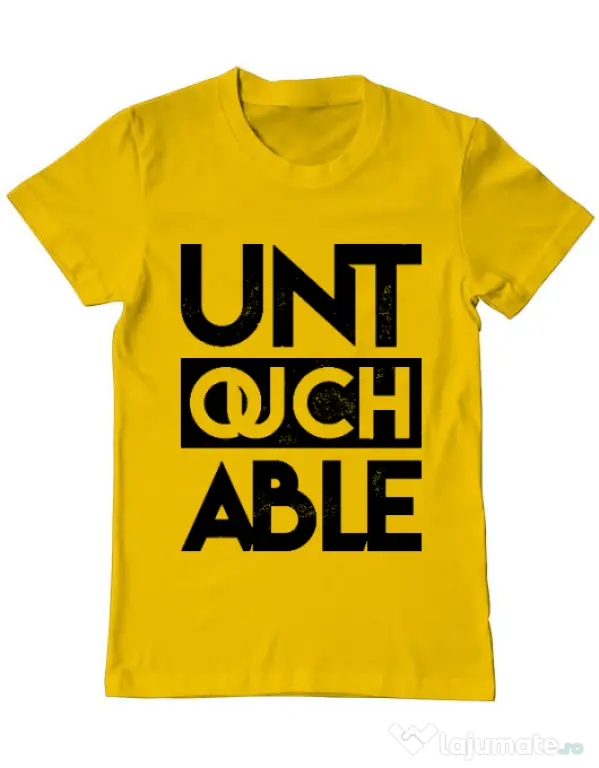 Tricou ADLER barbat Untouchable Galben